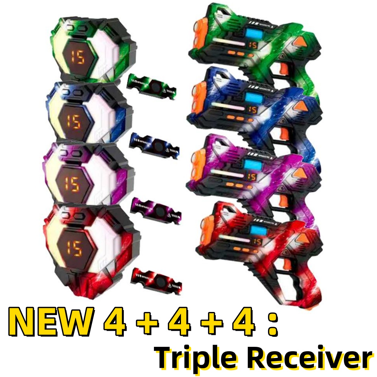 Laser Tag Set Kids - NEW 4x4x4 Laser Tag Guns Set