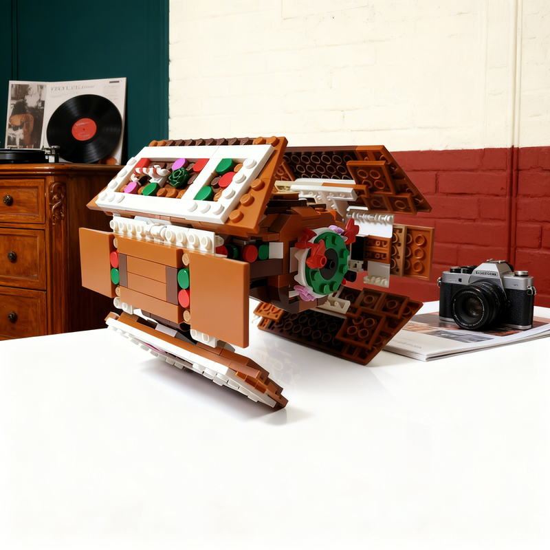 Kid Toys Ads - 500pcs MOC Gingerbread TIE Ad Advanced