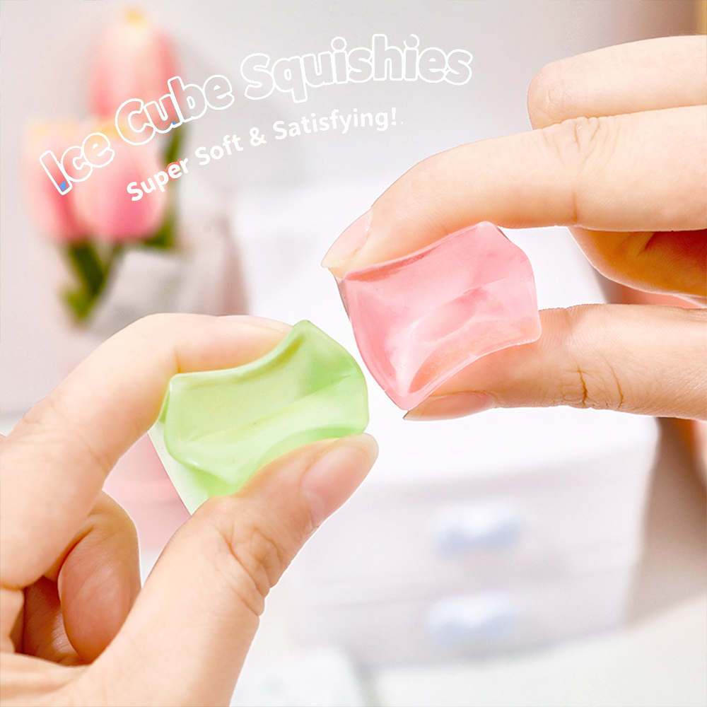 Kids Toys Blocks - 5/10/15/20pcs Mini Ice Cube Squishies Toys