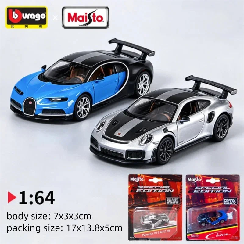 Kids Toys Young - Maisto 1:64 Scale Porsche 911 GT2