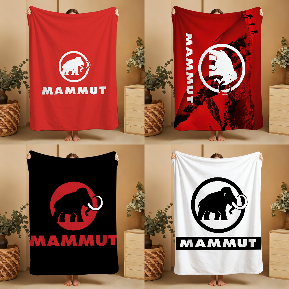 Kids Toys Logo - Logo M-MAMMUTS Brand Blanket Soft Warm