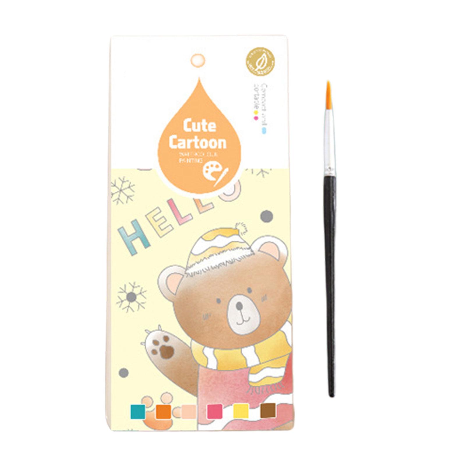 Kids Toys Entertainer - Watercolor Paint Bookmark Portable Coloring Game