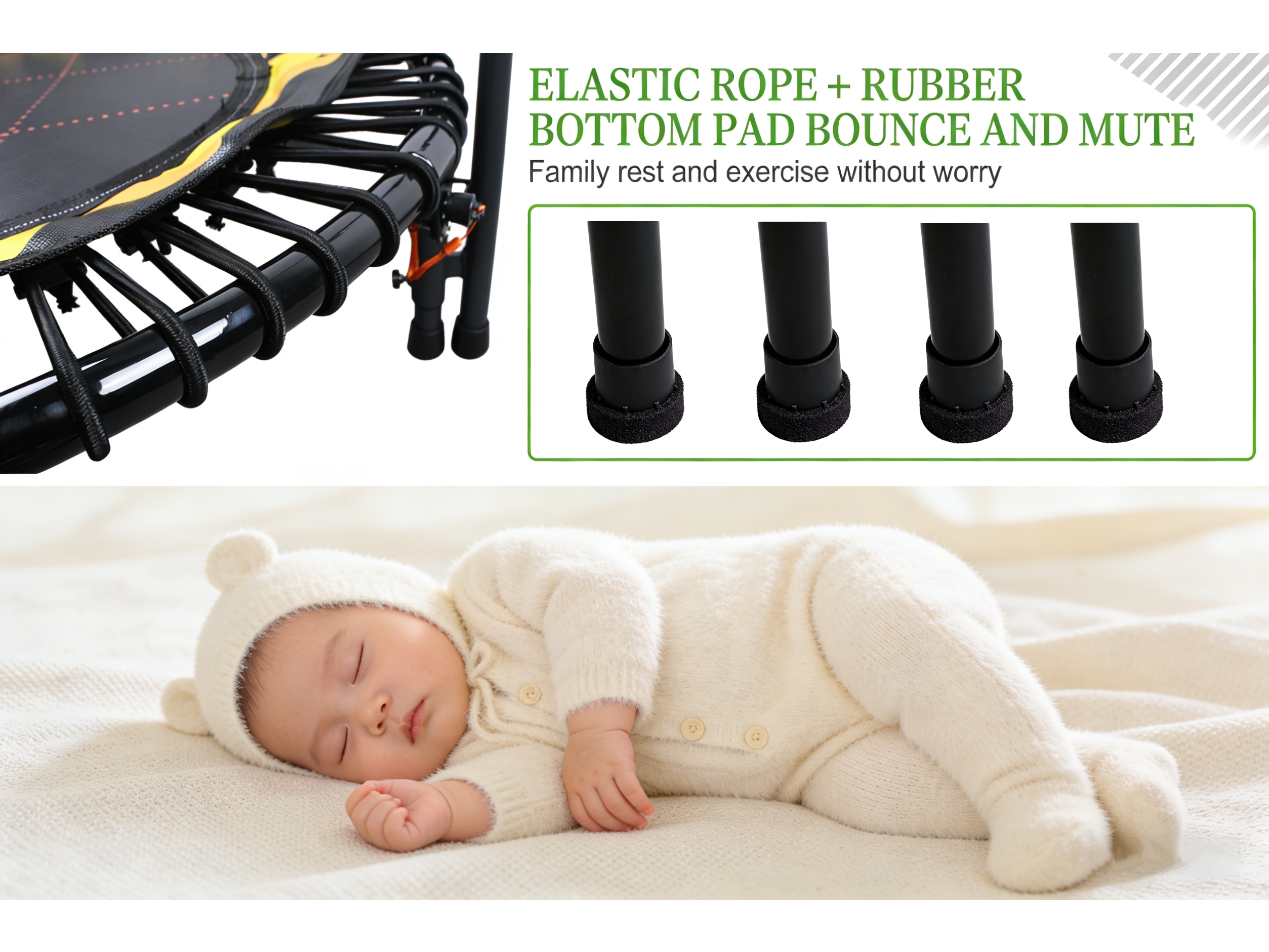 Foldable Indoor Folding Mini T - Trampoline Mini Indoor review and price