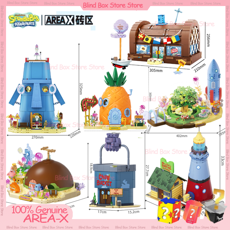Areax Spongebob Bikini Bottom  - Kids Toys Blocks review and price