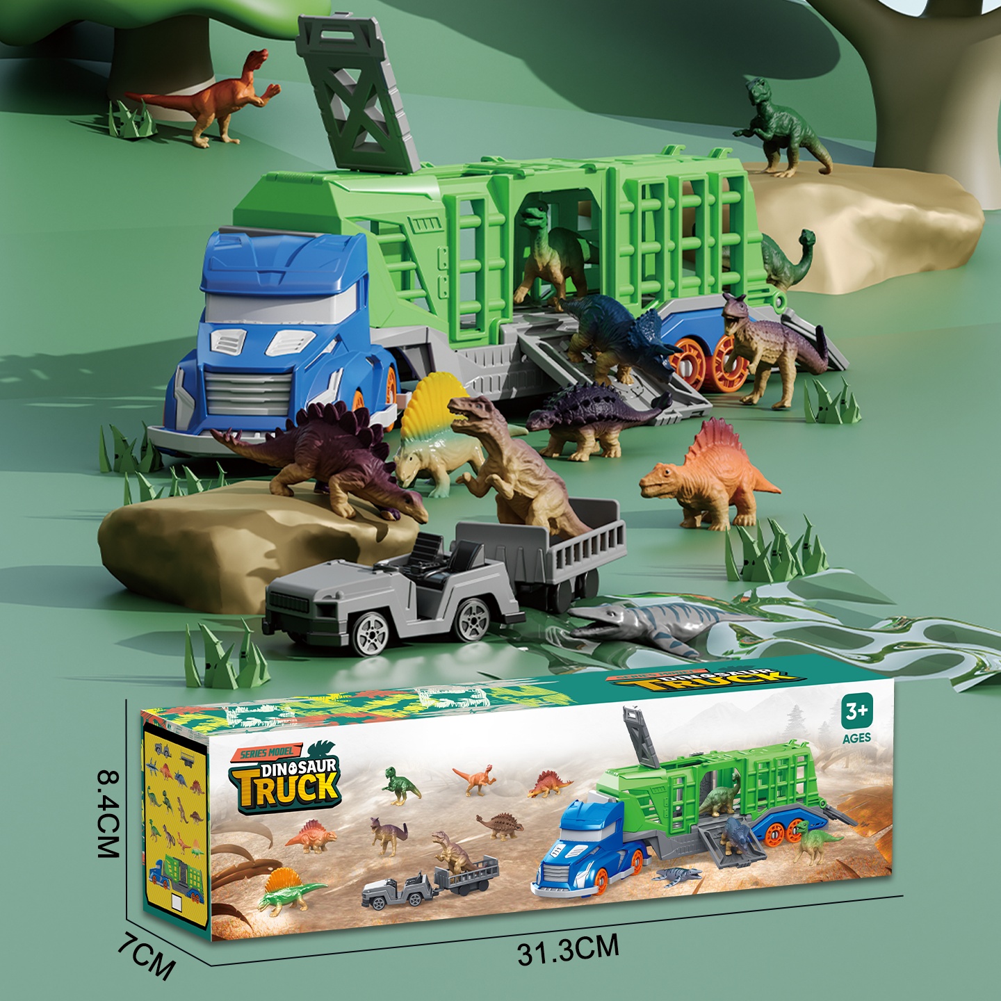 Dinosaur Animal Transport Vehi - Kids Toys Xmas review and price