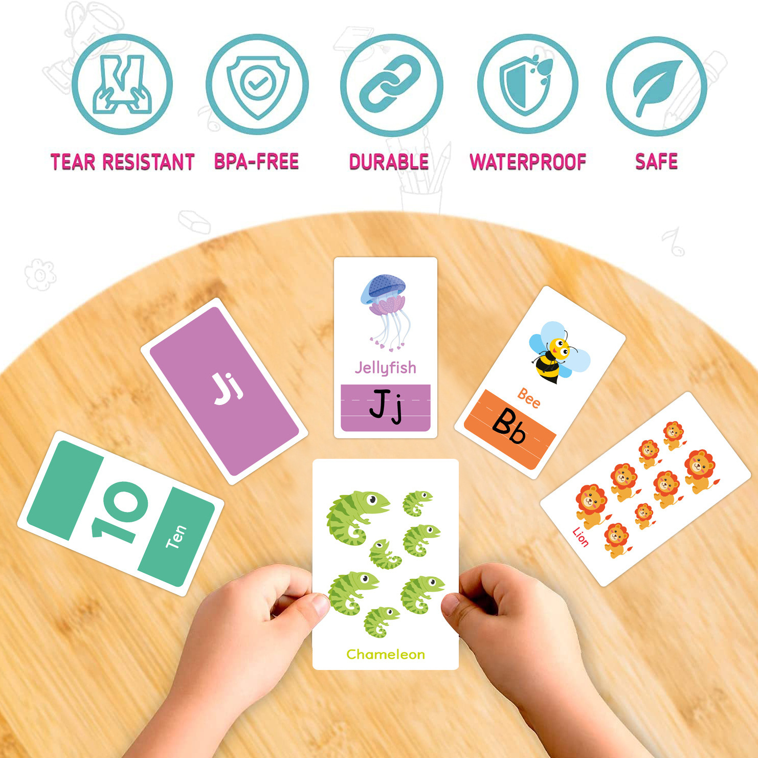 58 Pcs ABC Alphabet Flashcards - Educational Flash Card review and price