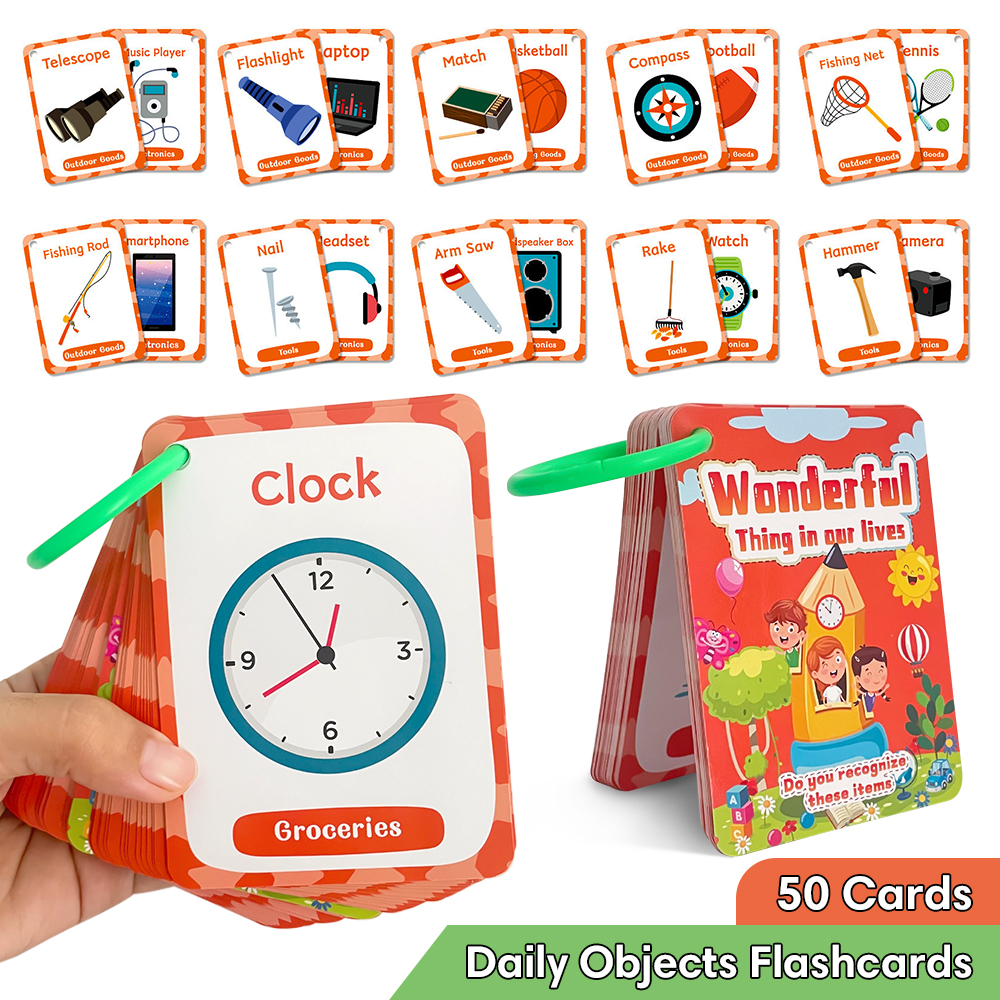 Daily Objects English Flashcar - Educational Flash Card review and price