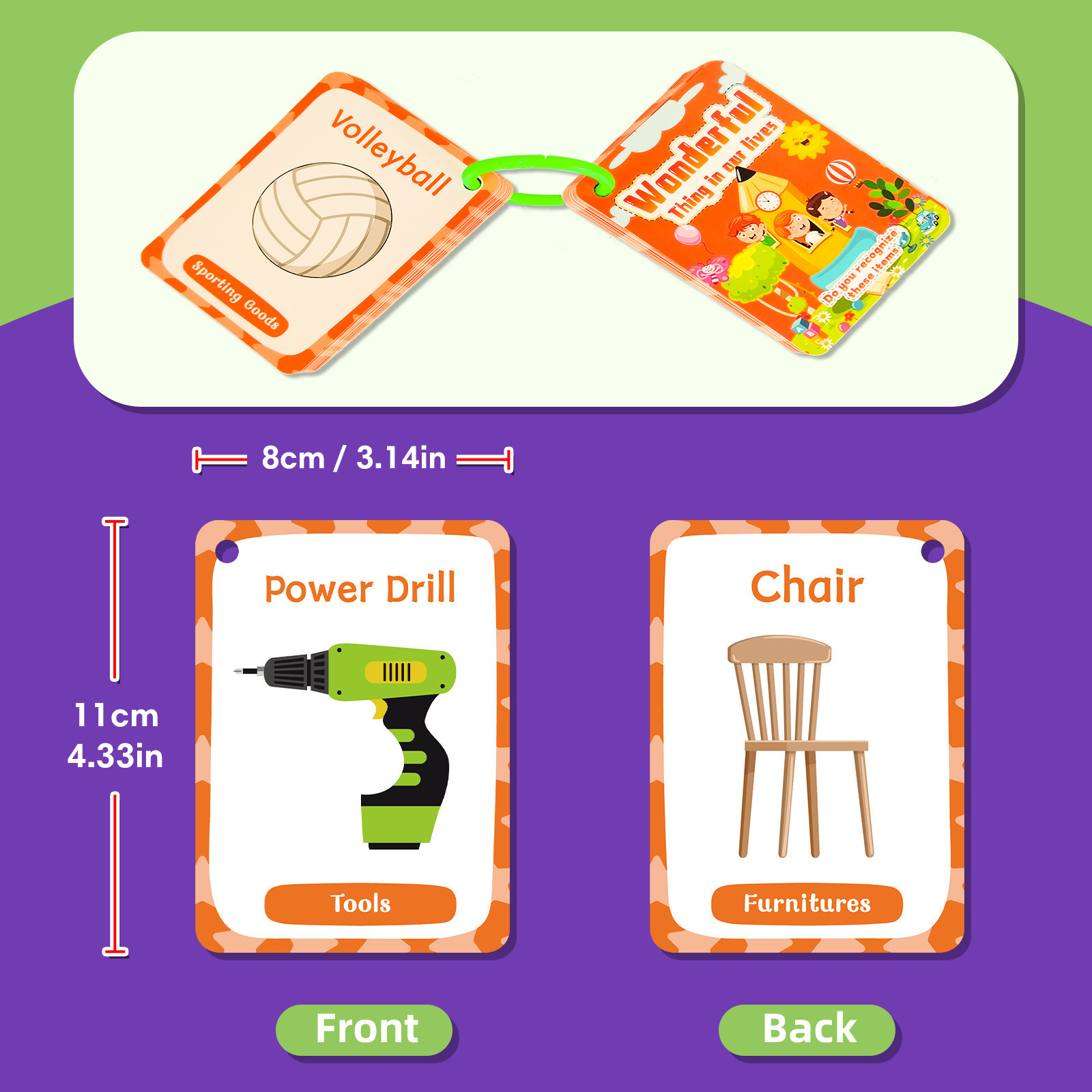 Daily Objects English Flashcar - Educational Flash Card review and price