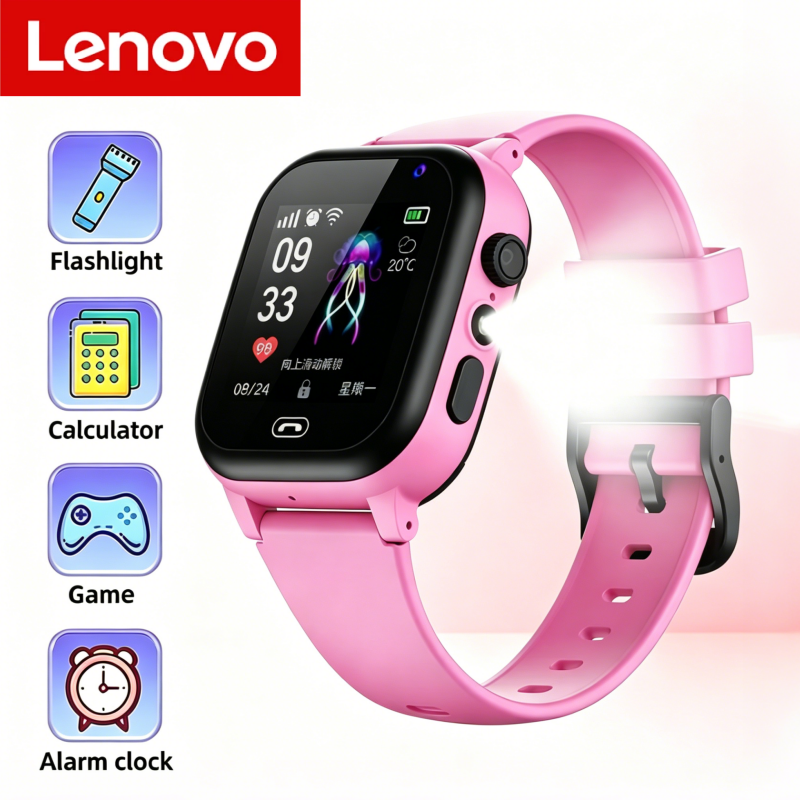 Lenovo Kids Smart Watch 4G SIM - Kids Smartwatch Gps review and price