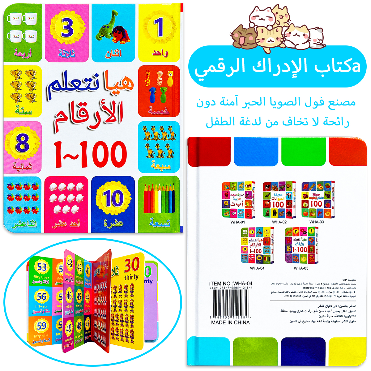 Colorful Bilingual Arabic And  - Educational Flash Card review and price