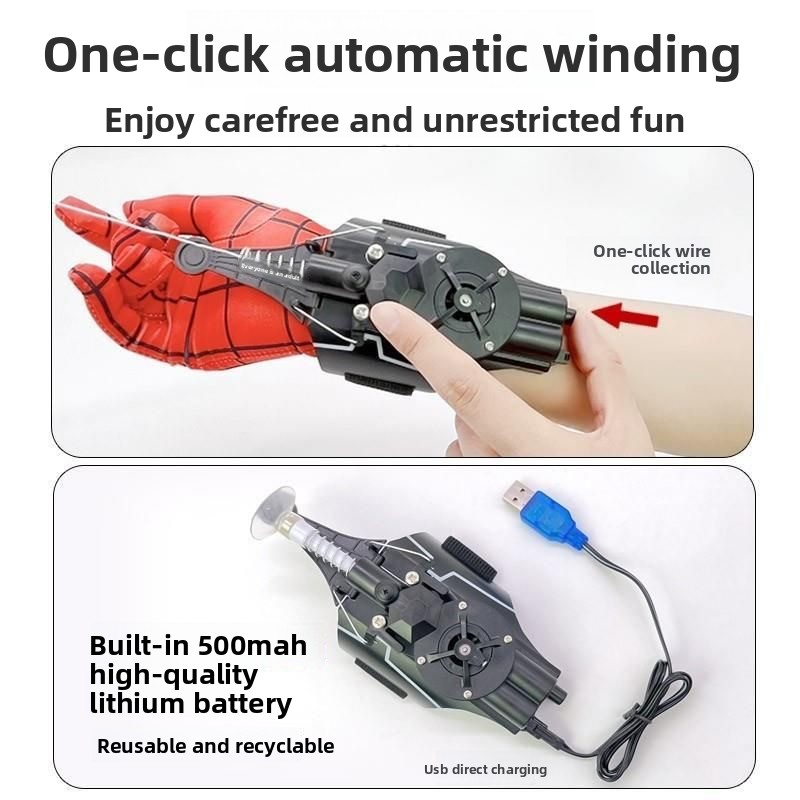 Spider Silk Launcher Web Shoot - Kids Toys Entertainer review and price