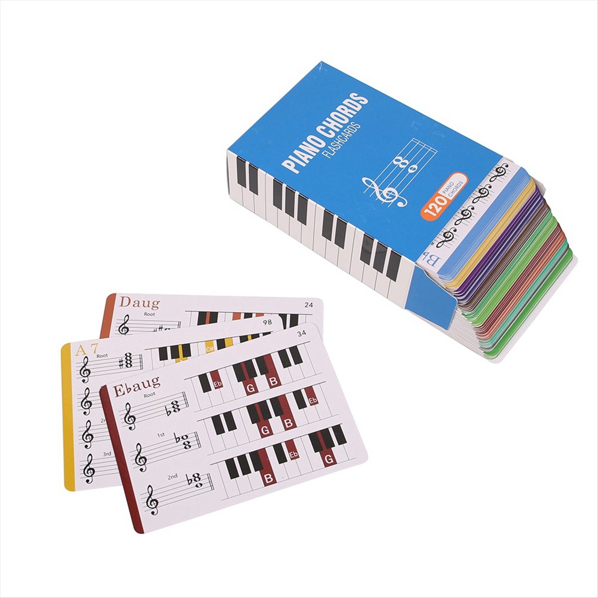 ABST Piano Chord Piano Chords  - Educational Flash Card review and price