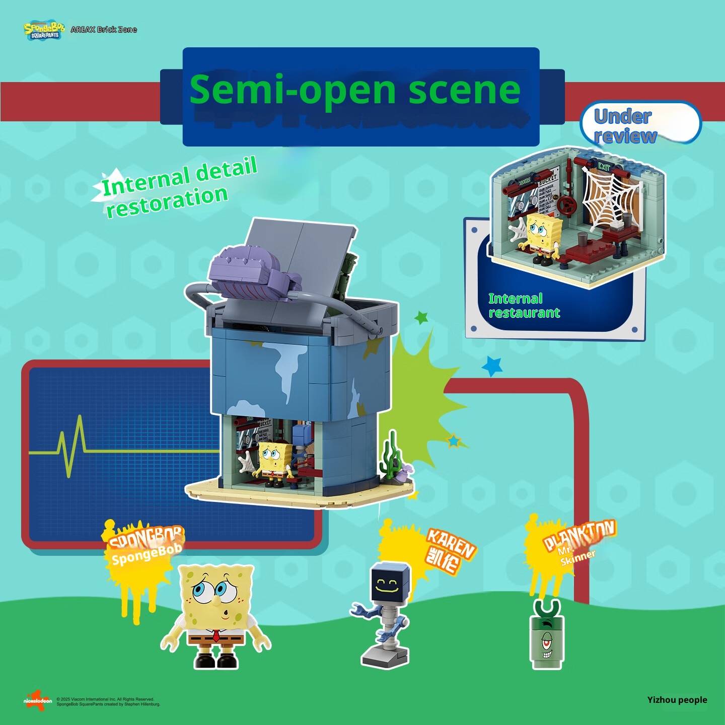 Spongebob Bikini Bottom Drivin - Kids Toys Blocks review and price