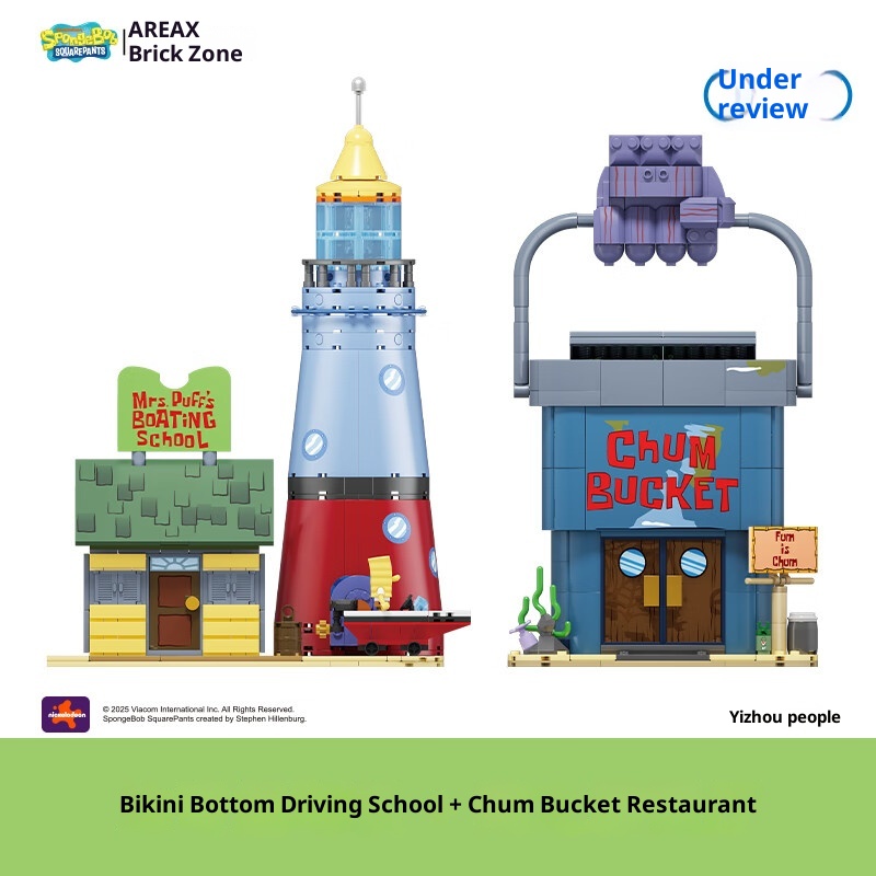 Spongebob Bikini Bottom Drivin - Kids Toys Blocks review and price