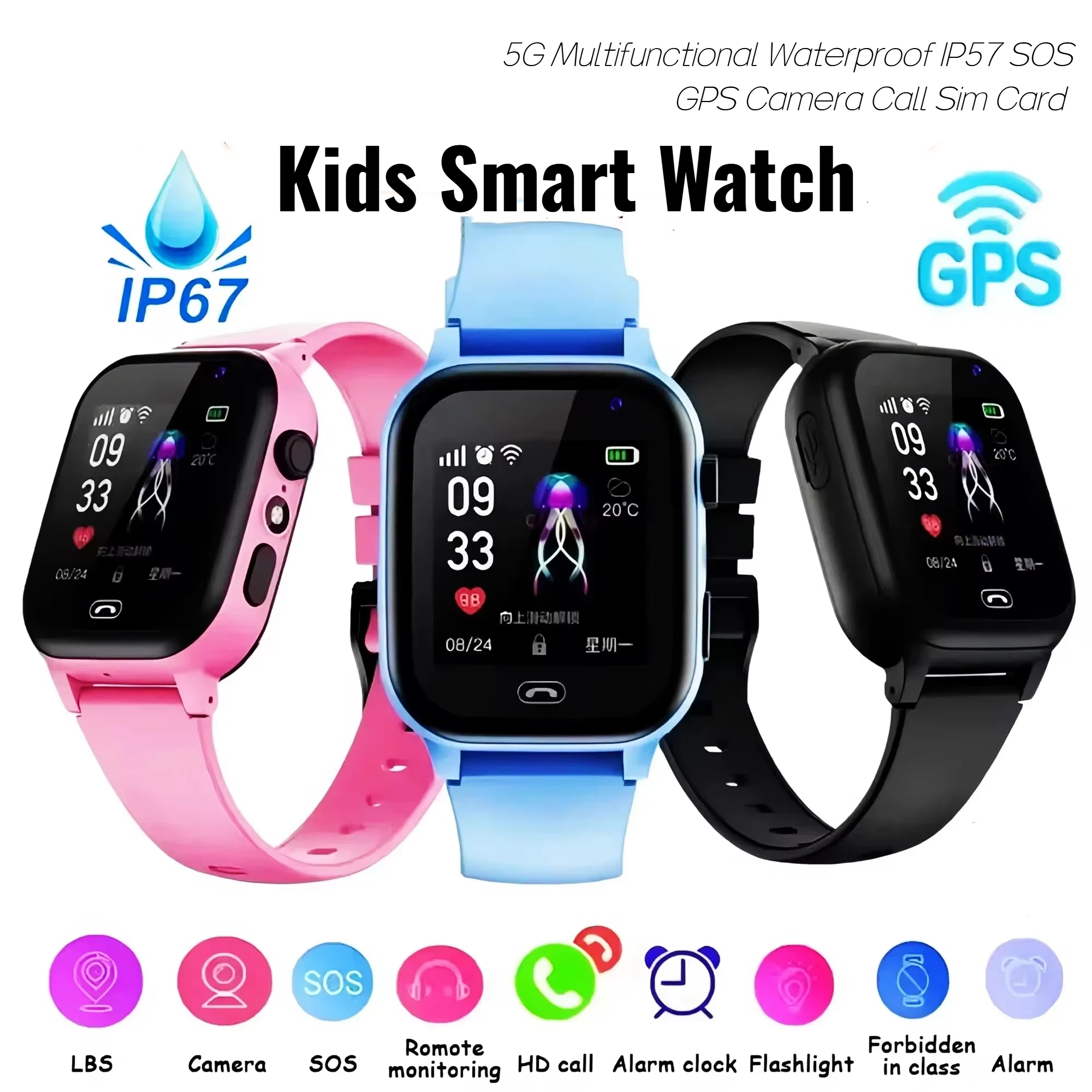 Lenovo Kids Smart Watch 5G GPS - Kids Smartwatch Gps review and price