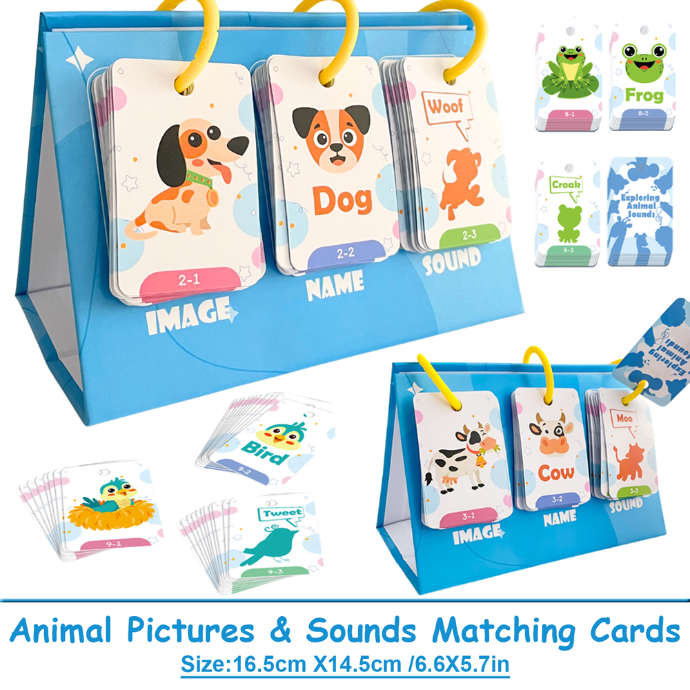 72Pcs Kids Learn Animal Sounds - Educational Flash Card review and price