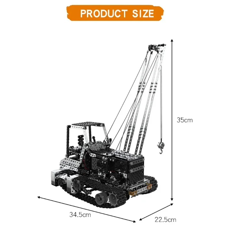 DIY Metal RC Crane Electric Ho - Kids Toys Electric Car review and price