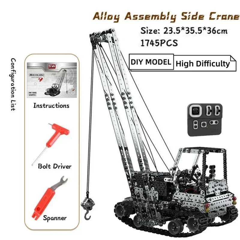 DIY Metal RC Crane Electric Ho - Kids Toys Electric Car review and price