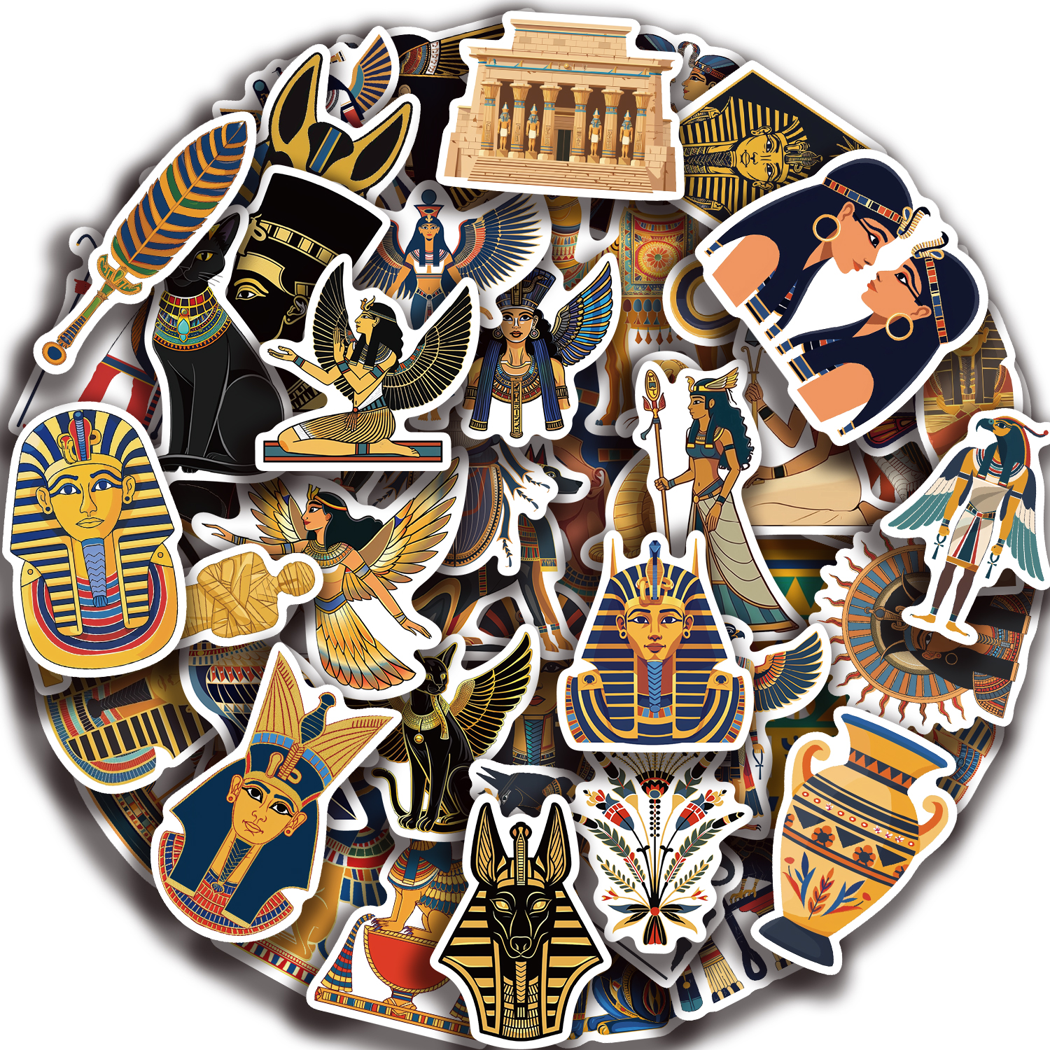 50PCS Ancient Egypt Stickers W - Kids Toys Egypt review and price