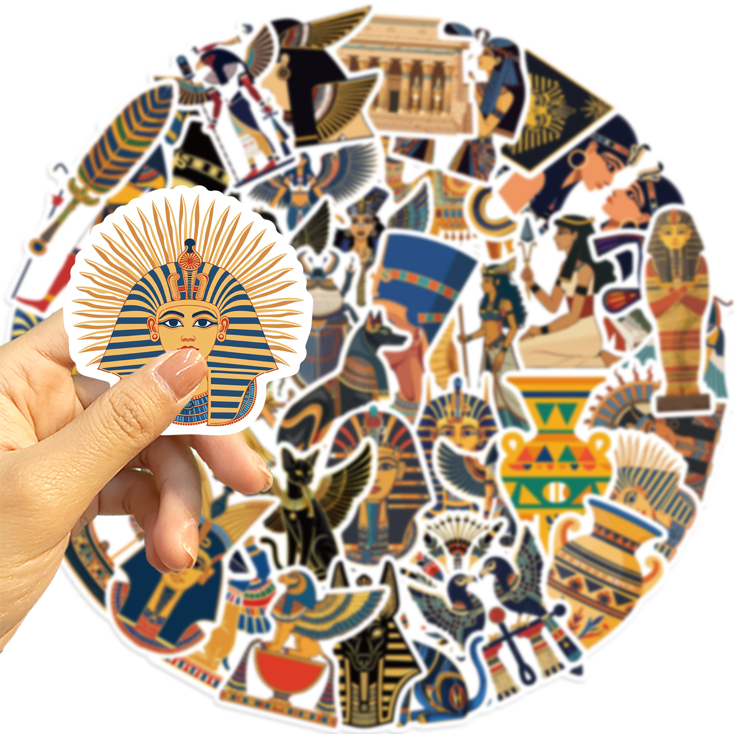 50PCS Ancient Egypt Stickers W - Kids Toys Egypt review and price