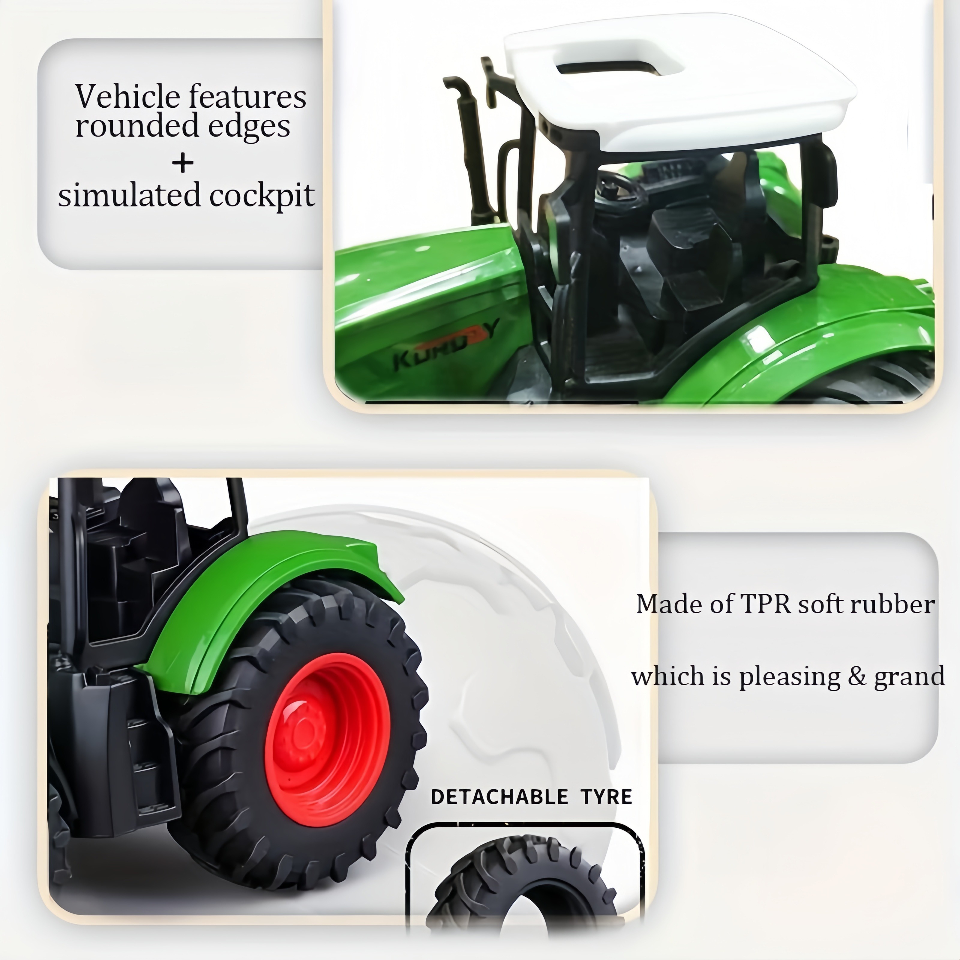 Farm Tractor Toy Set for Kids: - Kids Toys Entertainer review and price