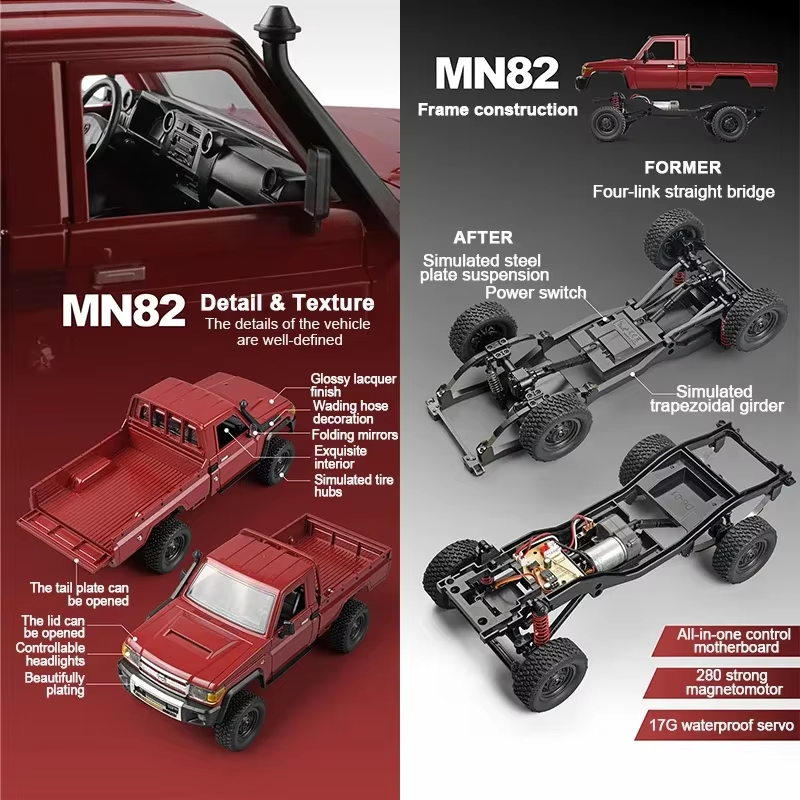 MN82 4WD Off-road Rc Car With  - Kid Toys Ads review and price