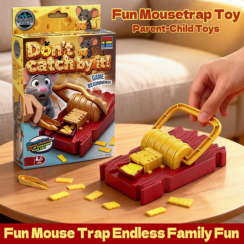 Fun Mouse Trap Game, Parent-Ch - Kids Toys Yellow review and price