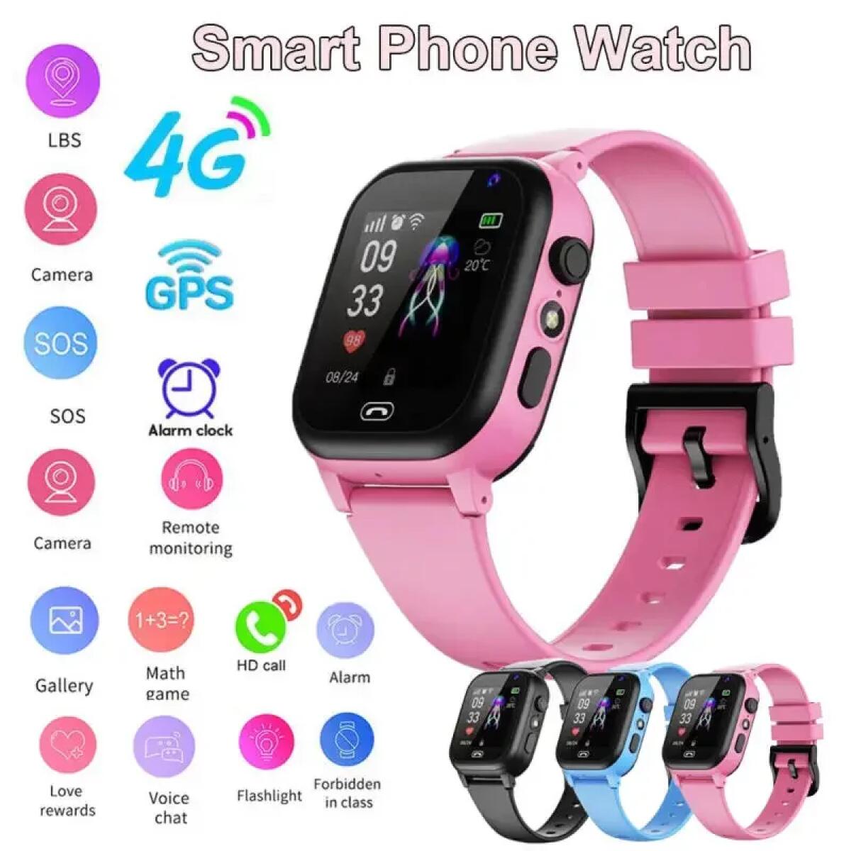 Kids Smart Watch 4G Multifunct - Kids Smartwatch Gps review and price