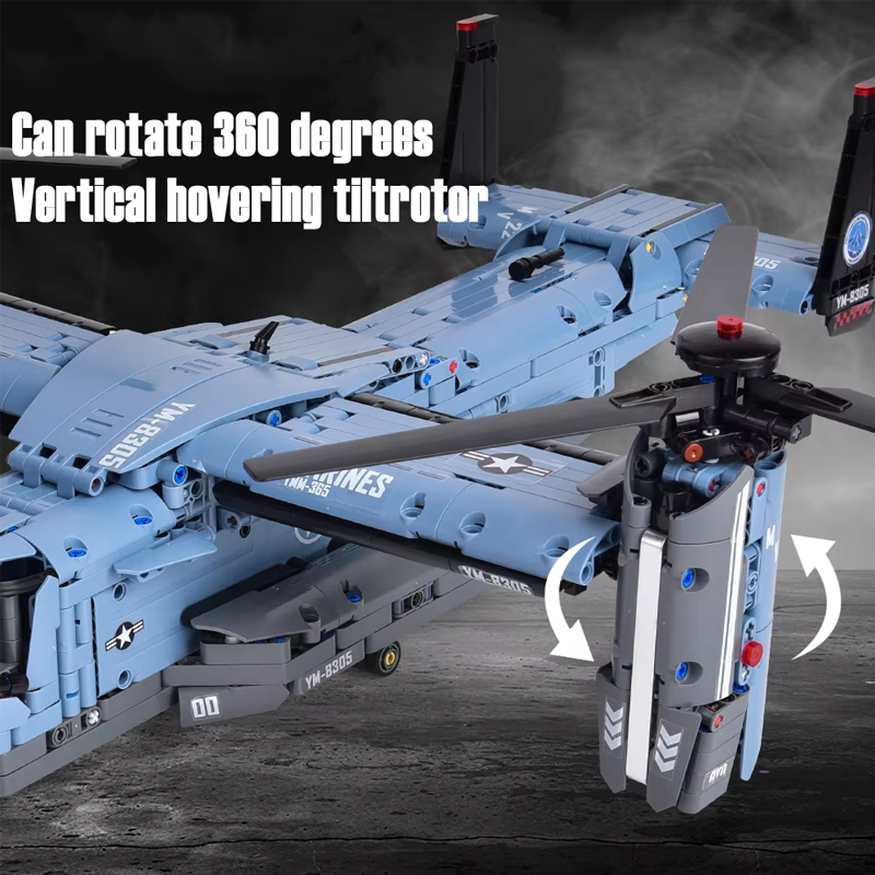 Technology MOC 1389PCS V-22 Ti - Kids Toys Very review and price