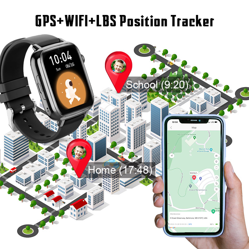 Wonlex KT34 Children's Smart W - Kids Smartwatch Gps review and price