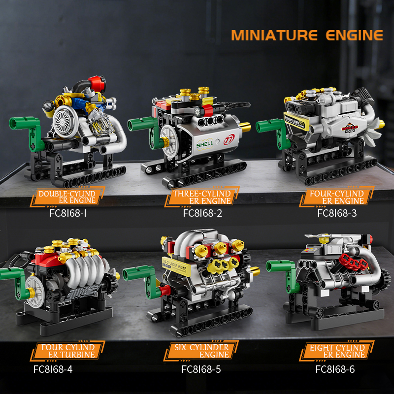 Mini Engine 2/3/4/6/8 Cylinder - Kids Toys Blocks review and price
