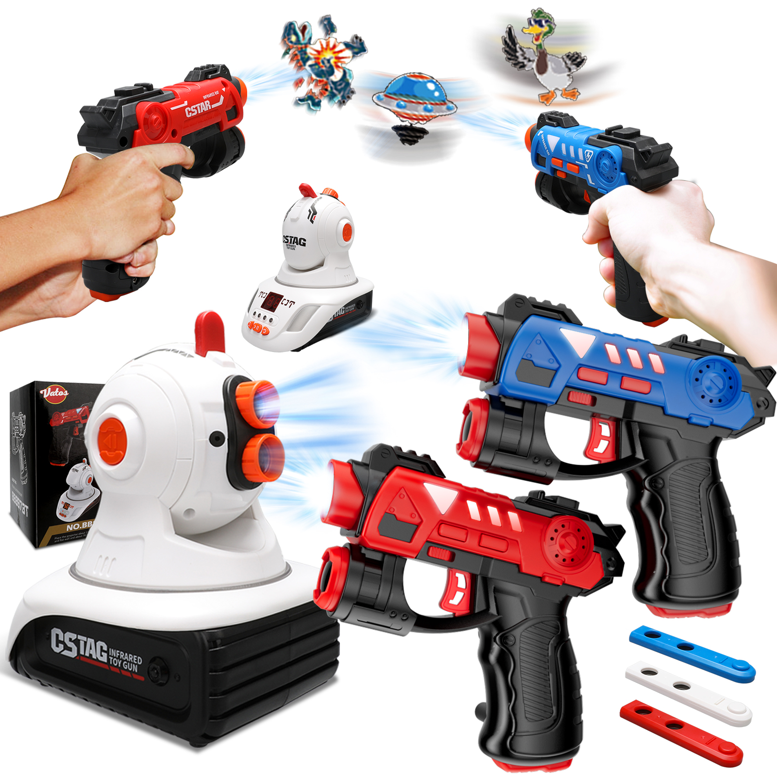 CSTAG Projector Duck UFO Hunti - Laser Tag Set Kids review and price