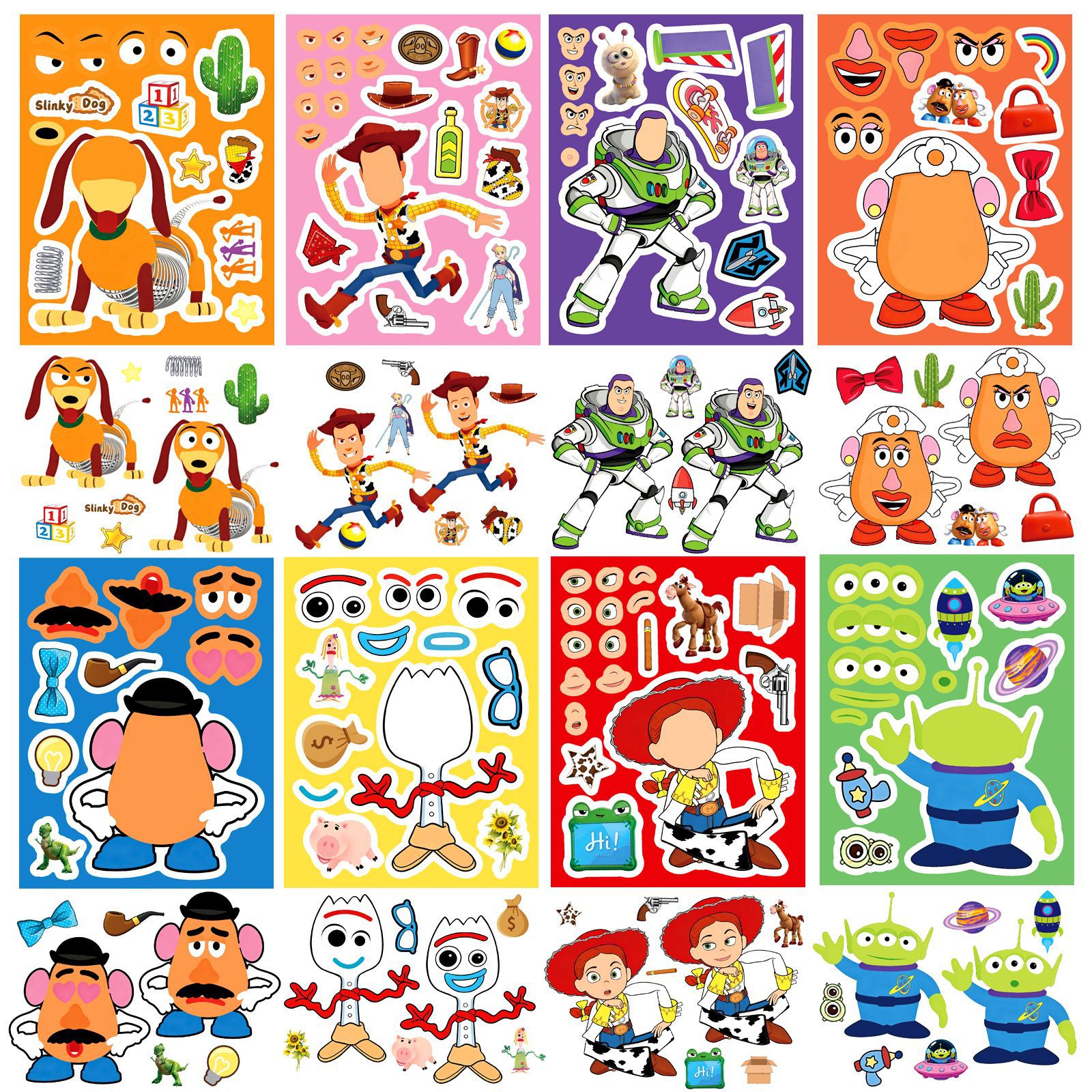 Toy Story 5 Make a Face Sticke - Kids Toys Xmas review and price