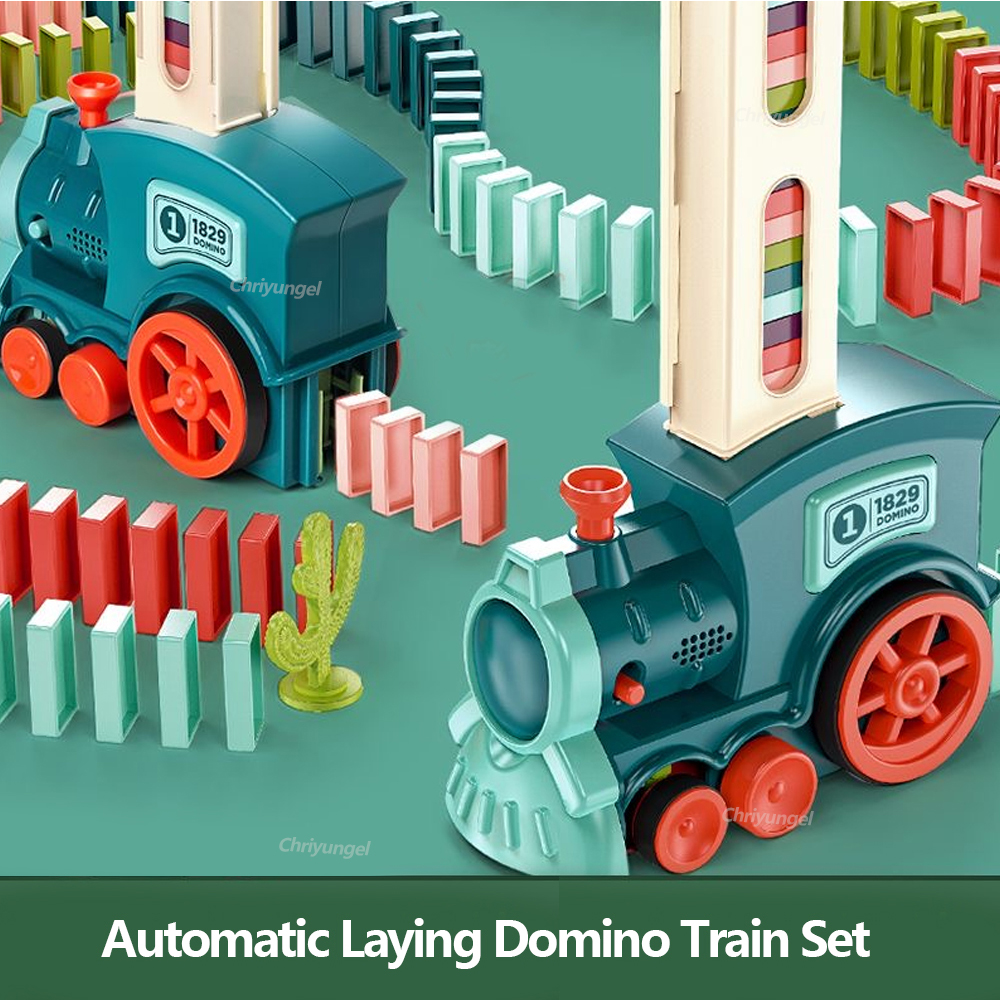 Automatic Domino Train Car Ele - Kids Toys Electric Car review and price
