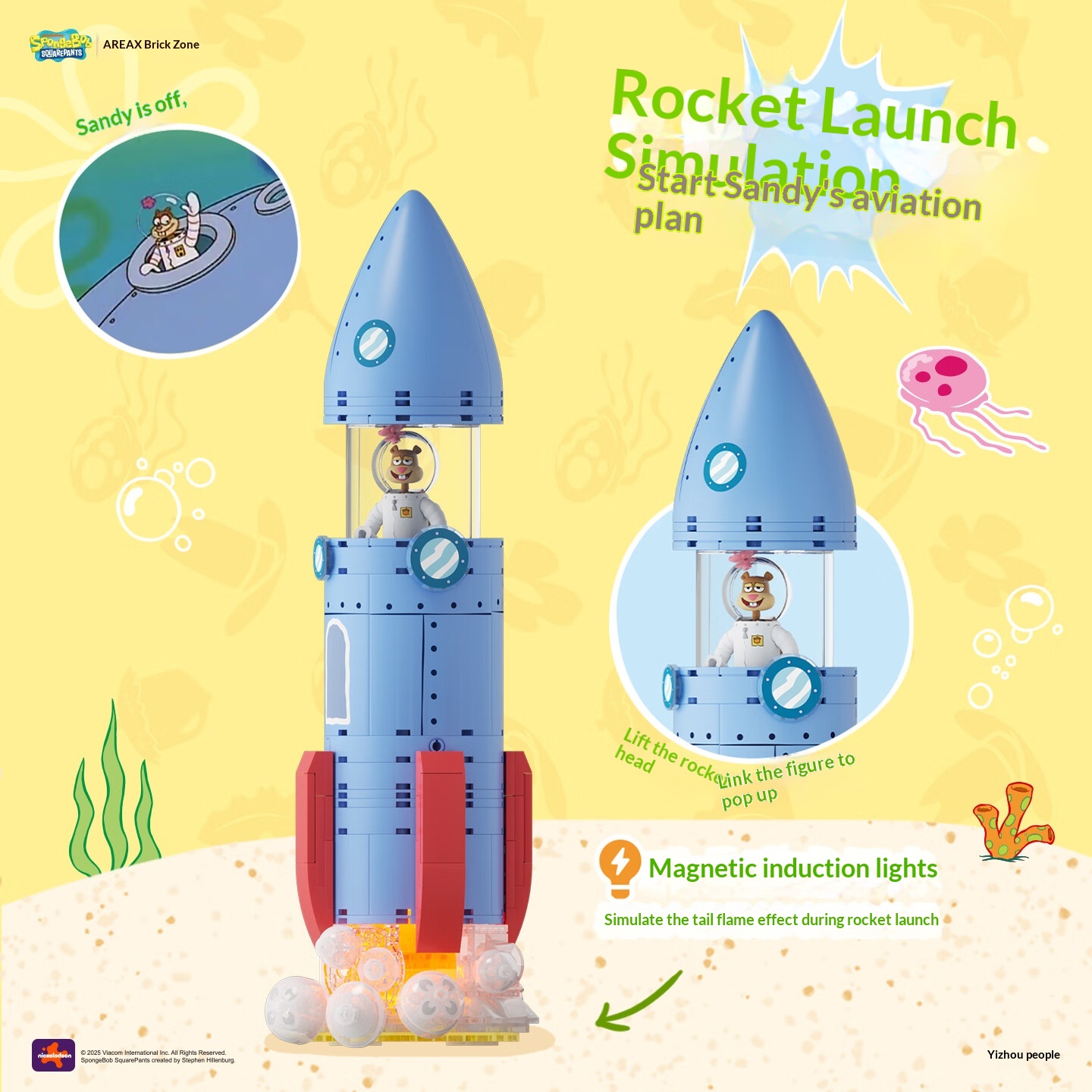 Areax Spongebob Sandy Cheeks D - Kids Toys Blocks review and price