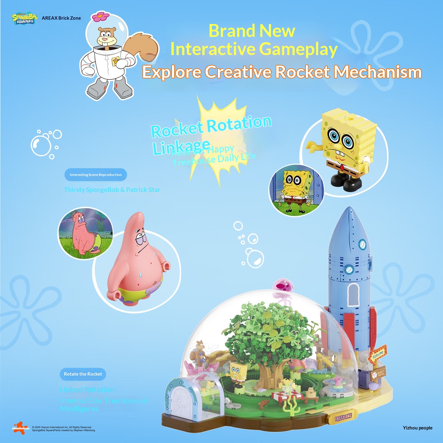 Areax Spongebob Sandy Cheeks D - Kids Toys Blocks review and price