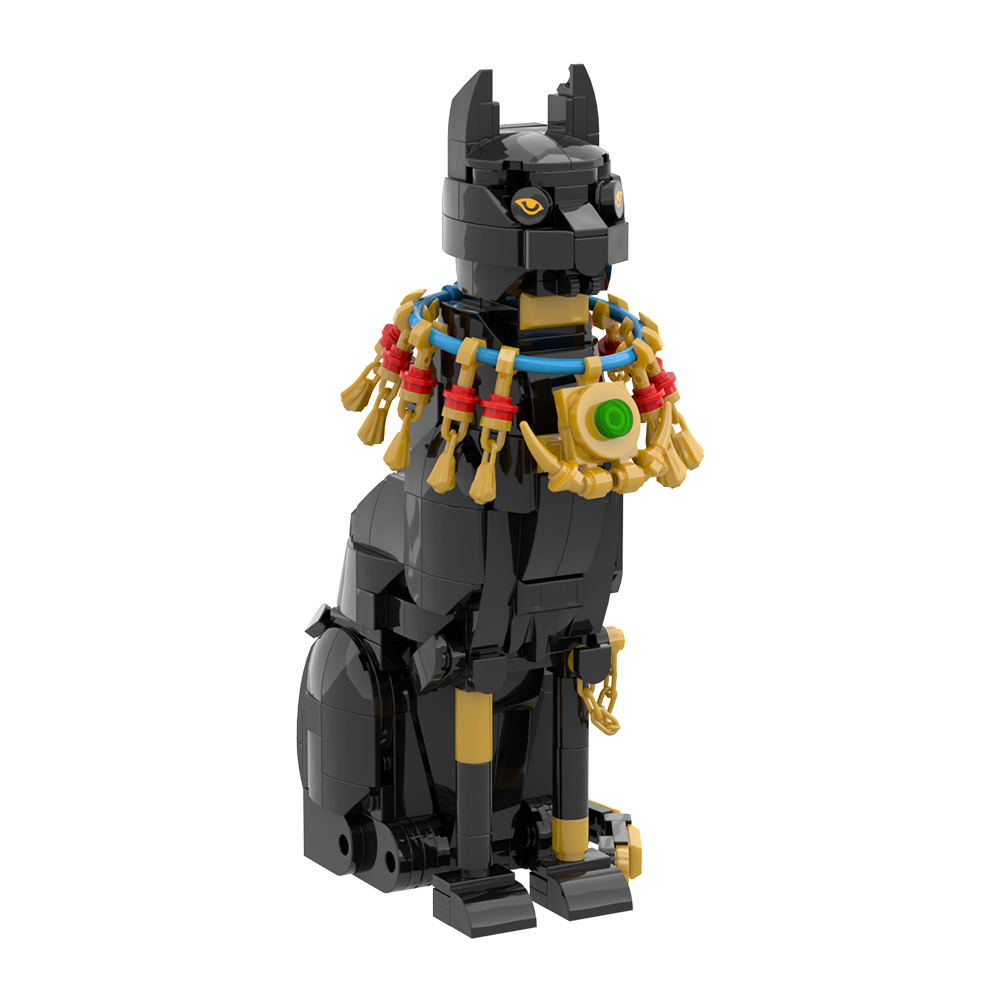 MOC Egypt Cat Building Blocks  - Kids Toys Egypt review and price