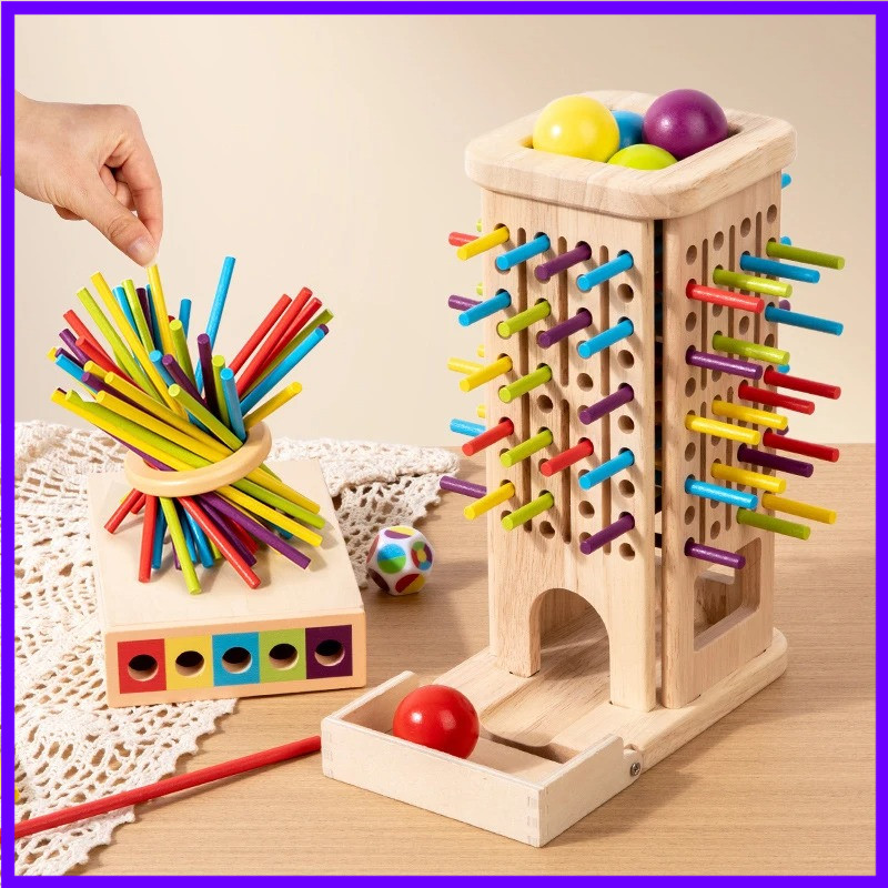 Montessori Wooden Stick Tower  - Kids Toys Entertainer review and price
