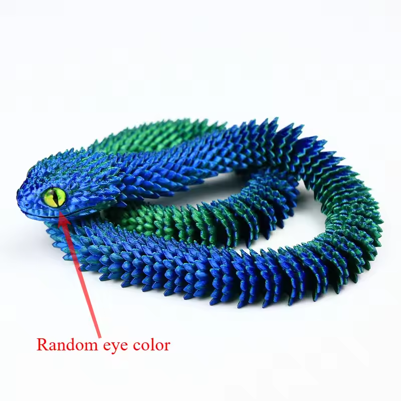 3D Printed Snake Movable Joint - Kids Toys Xmas review and price