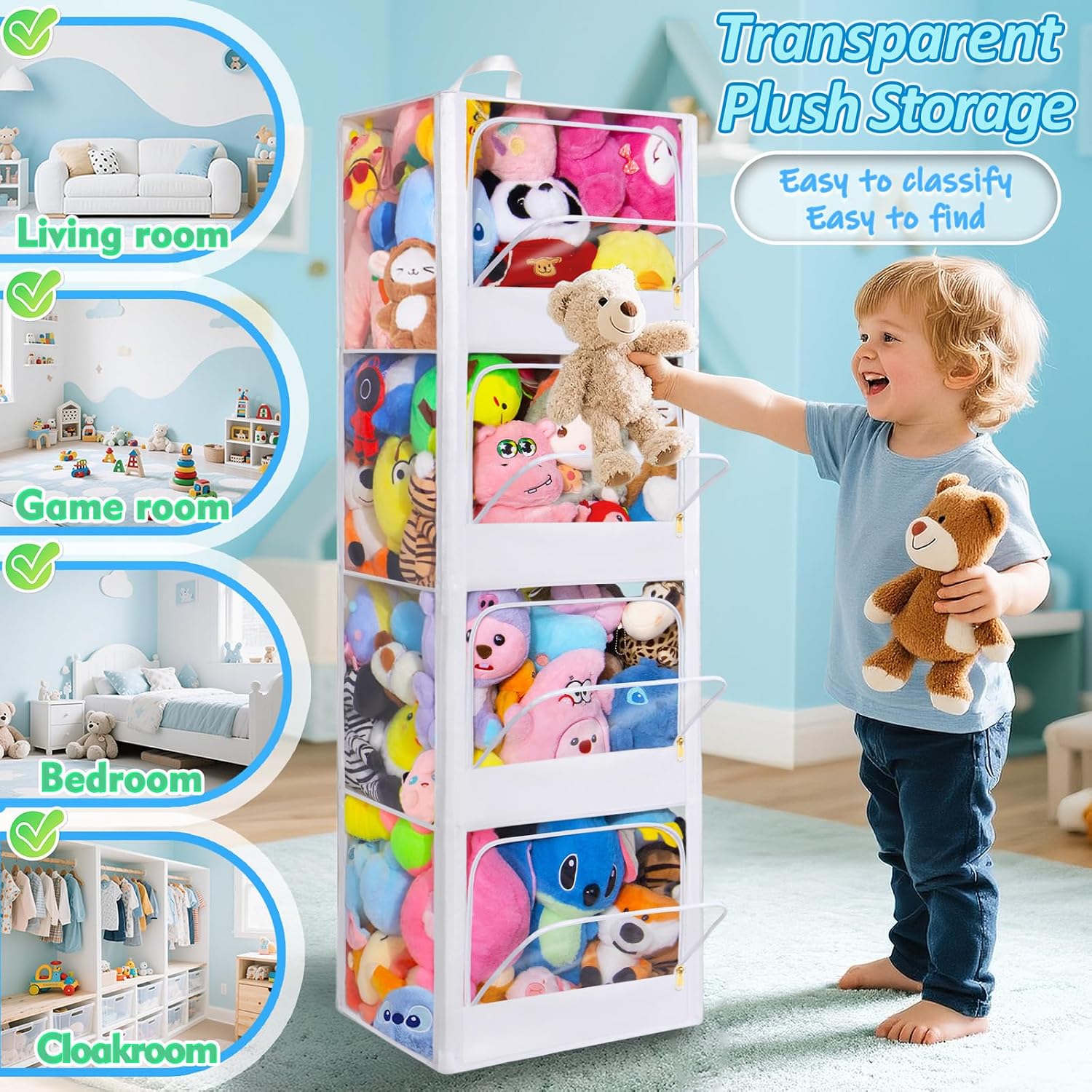 4-Tier Transparent Zipper Dust - Kids Toys Kids Toys review and price