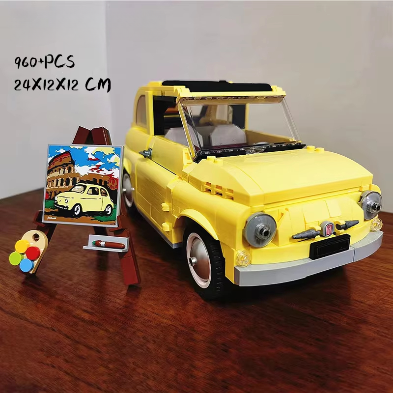 960PCS Classic Yellow Retro Tr - Kids Toys Yellow review and price
