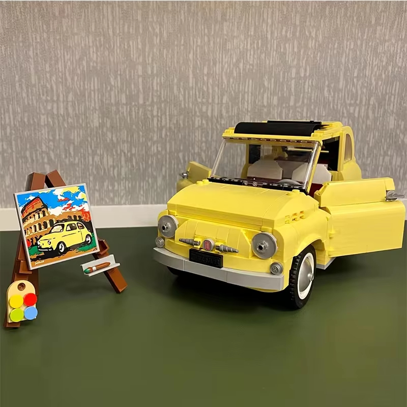 960PCS Classic Yellow Retro Tr - Kids Toys Yellow review and price