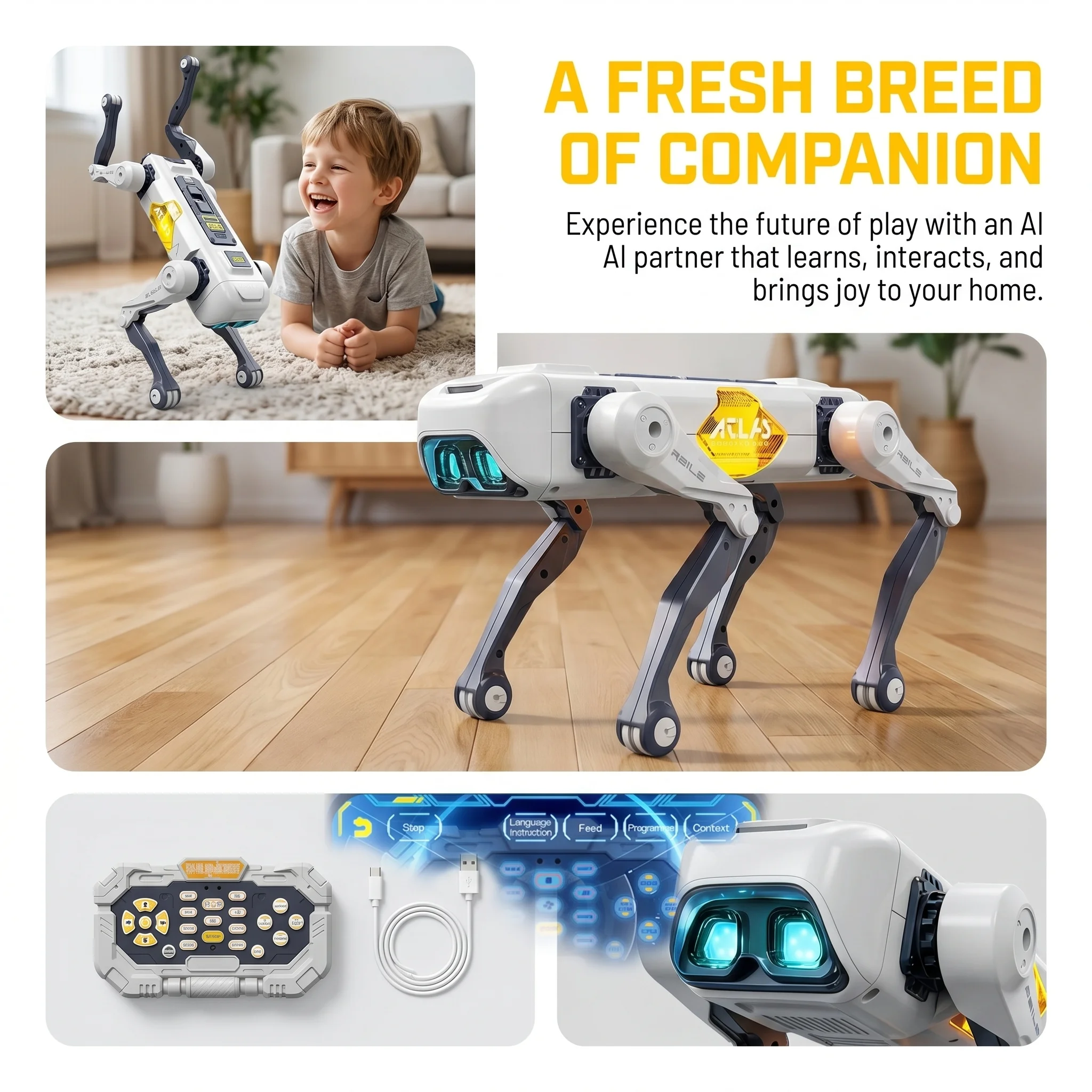 AI Smart Robot Dog, Voice & AP - Kids Toys Young review and price