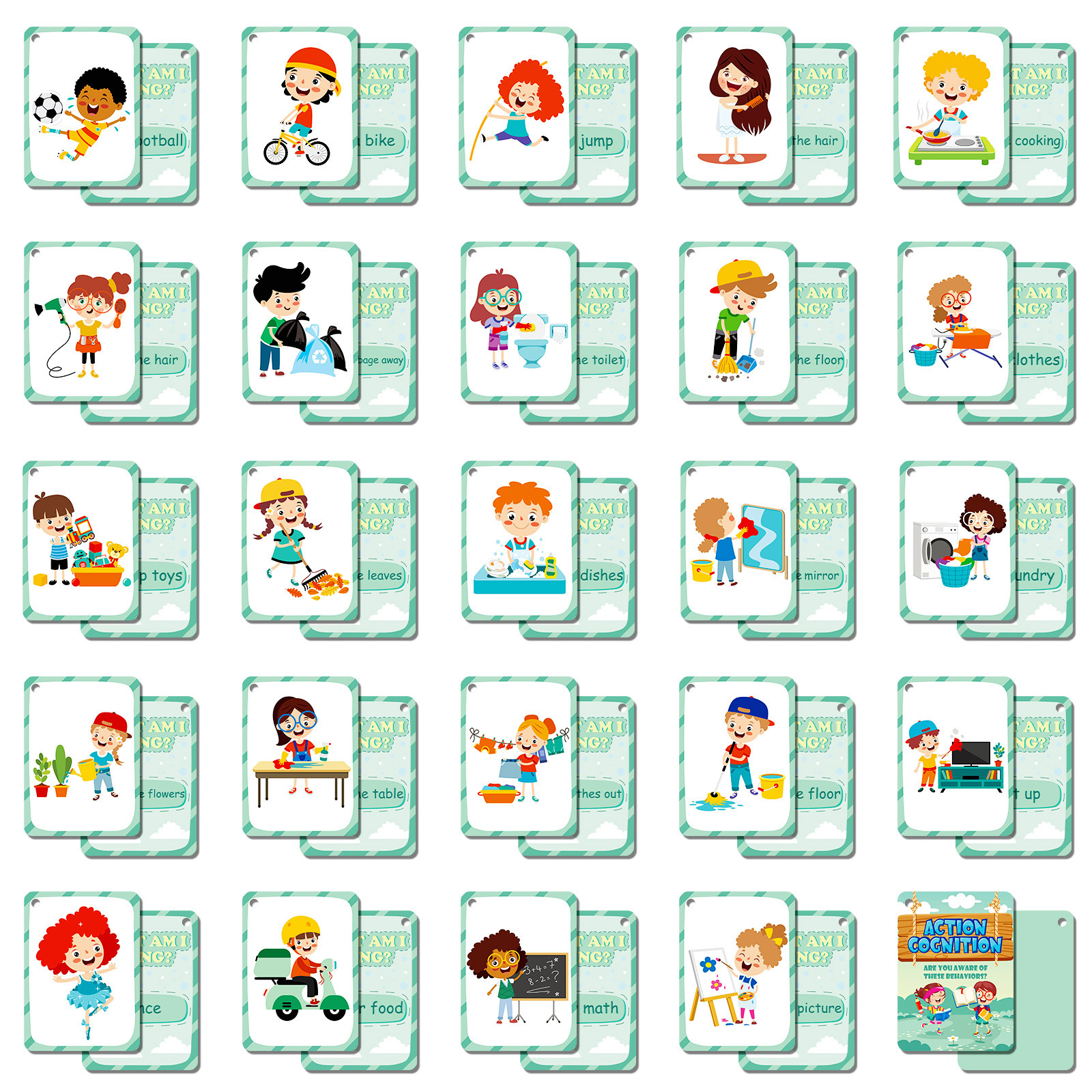50Pcs/Set Cognition Learning C - Educational Flash Card review and price