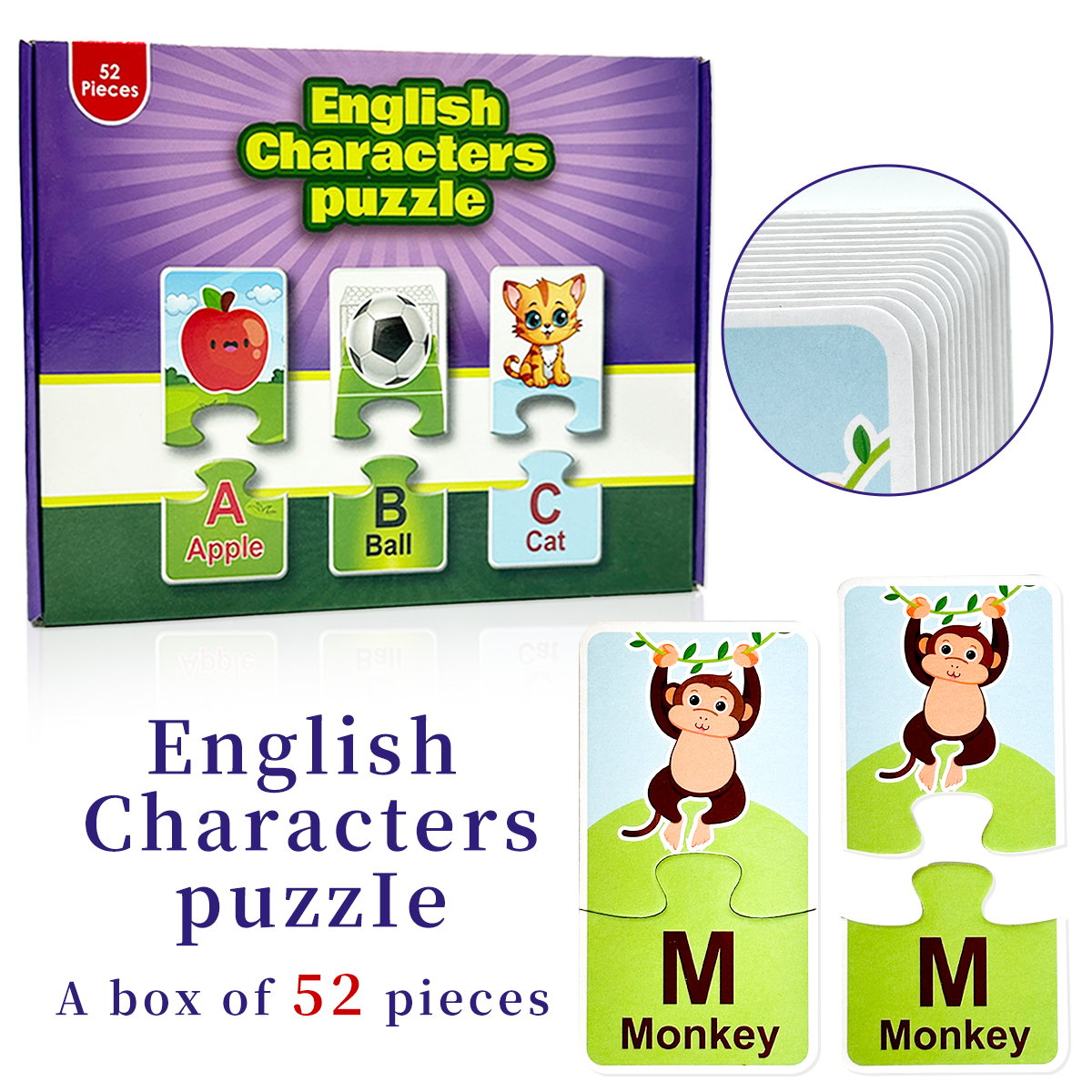 Alphabet Matching Puzzle Cards - Educational Flash Card review and price