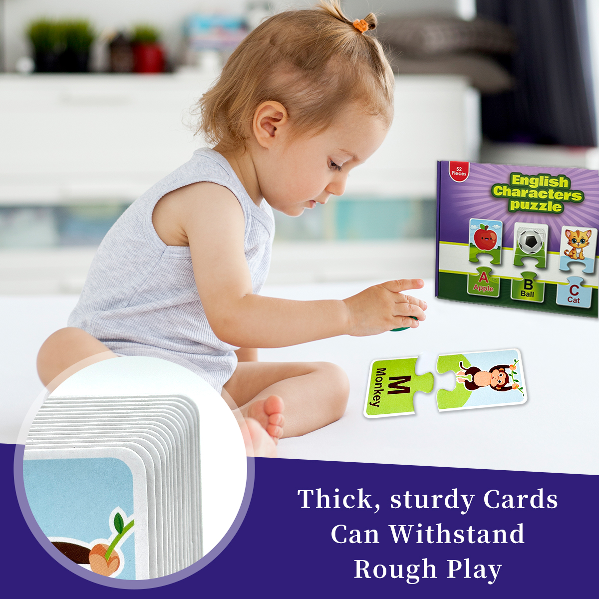 Alphabet Matching Puzzle Cards - Educational Flash Card review and price