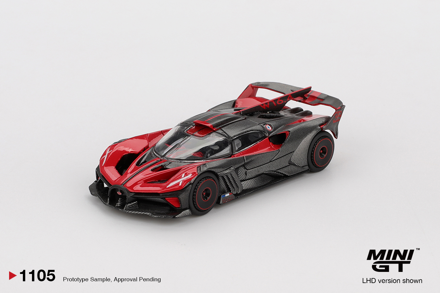 MINIGT 1/64 Bugatti Bolide Red - Kids Toys Young review and price