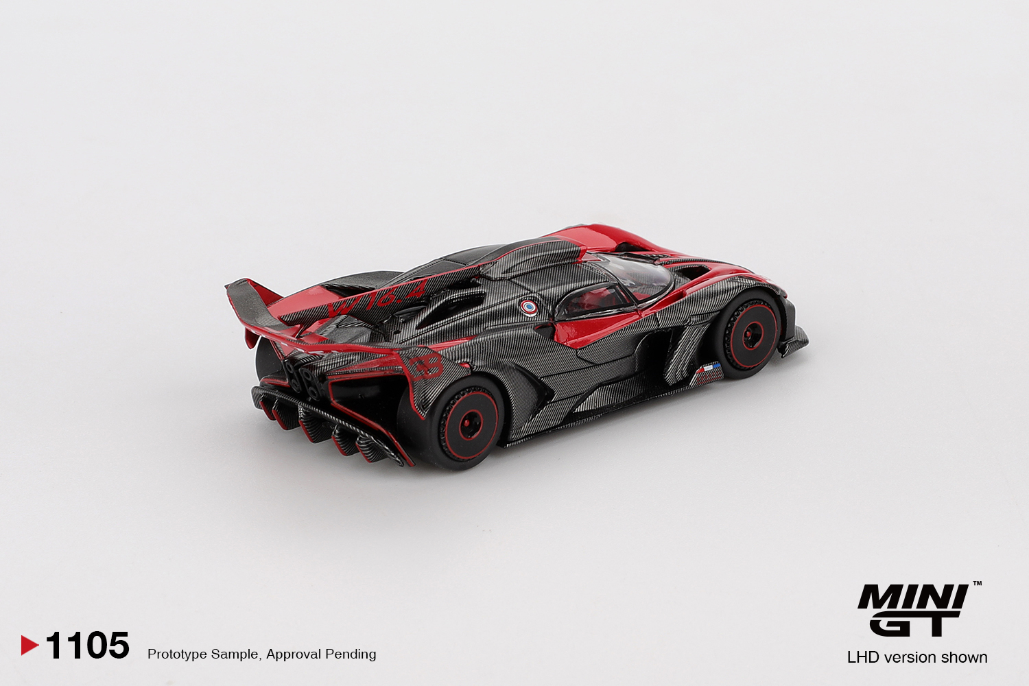 MINIGT 1/64 Bugatti Bolide Red - Kids Toys Young review and price