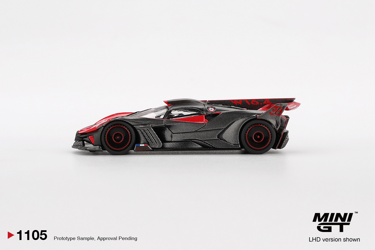 MINIGT 1/64 Bugatti Bolide Red - Kids Toys Young review and price