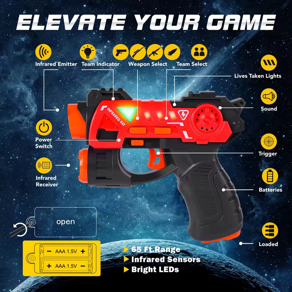 Laser Infrared Tag Guns Set Mi - Laser Tag Set Kids review and price